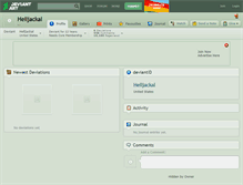 Tablet Screenshot of helljackal.deviantart.com