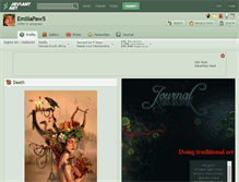 Tablet Screenshot of emiliapaw5.deviantart.com