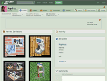 Tablet Screenshot of kapiruz.deviantart.com