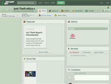 Tablet Screenshot of anti-theft-milice.deviantart.com