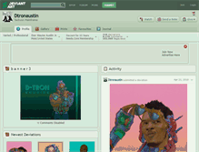 Tablet Screenshot of dtronaustin.deviantart.com