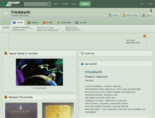 Tablet Screenshot of friedebarth.deviantart.com