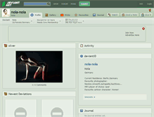 Tablet Screenshot of nola-nola.deviantart.com