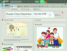 Tablet Screenshot of albirru.deviantart.com