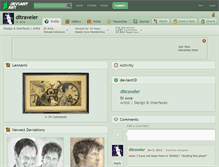 Tablet Screenshot of ditraveler.deviantart.com