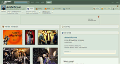 Desktop Screenshot of demifanforever.deviantart.com