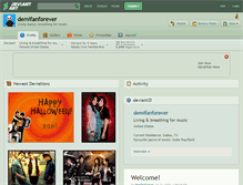 Tablet Screenshot of demifanforever.deviantart.com