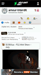 Mobile Screenshot of amour-interdit.deviantart.com