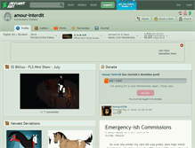 Tablet Screenshot of amour-interdit.deviantart.com