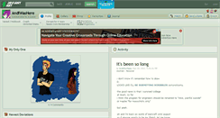 Desktop Screenshot of andiwashere.deviantart.com