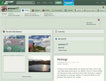 Tablet Screenshot of ammon17.deviantart.com