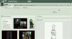 Desktop Screenshot of lily-koi.deviantart.com