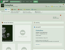 Tablet Screenshot of chelseyrose.deviantart.com