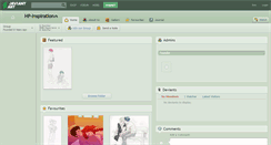 Desktop Screenshot of hp-inspiration.deviantart.com