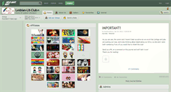Desktop Screenshot of lesbian-lit-club.deviantart.com