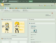 Tablet Screenshot of chibi-neru.deviantart.com