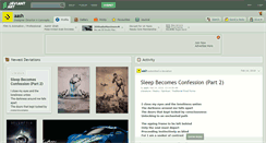 Desktop Screenshot of aash.deviantart.com