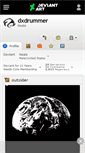 Mobile Screenshot of dxdrummer.deviantart.com