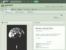 Tablet Screenshot of dxdrummer.deviantart.com