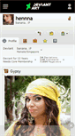 Mobile Screenshot of hennna.deviantart.com