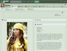 Tablet Screenshot of hennna.deviantart.com