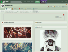 Tablet Screenshot of milan4ever.deviantart.com