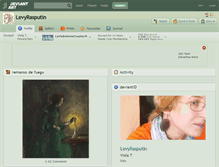 Tablet Screenshot of levyrasputin.deviantart.com
