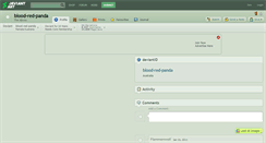 Desktop Screenshot of blood-red-panda.deviantart.com