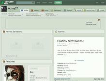 Tablet Screenshot of mcrmy37.deviantart.com