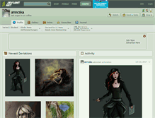 Tablet Screenshot of anncska.deviantart.com