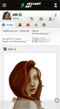 Mobile Screenshot of mk-d.deviantart.com