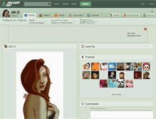 Tablet Screenshot of mk-d.deviantart.com