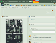 Tablet Screenshot of herchie.deviantart.com