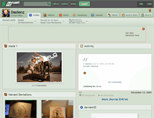Tablet Screenshot of dasilenz.deviantart.com