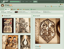 Tablet Screenshot of 47ness.deviantart.com