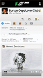 Mobile Screenshot of burton-depploverclub.deviantart.com