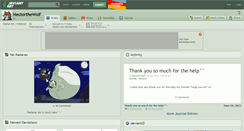 Desktop Screenshot of hectorthewolf.deviantart.com