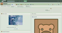 Desktop Screenshot of fabriano.deviantart.com