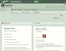 Tablet Screenshot of nyyaonyou.deviantart.com