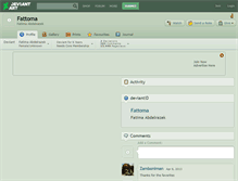 Tablet Screenshot of fattoma.deviantart.com