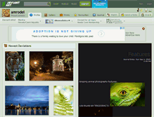 Tablet Screenshot of amrodel.deviantart.com