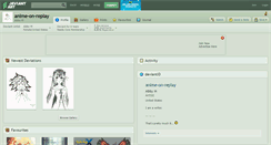 Desktop Screenshot of anime-on-replay.deviantart.com