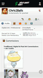 Mobile Screenshot of chris2balls.deviantart.com