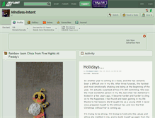Tablet Screenshot of mindless-intent.deviantart.com