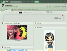 Tablet Screenshot of ichigo-love.deviantart.com