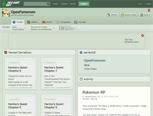 Tablet Screenshot of opeefomenom.deviantart.com