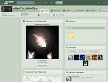 Tablet Screenshot of essential-insanity.deviantart.com