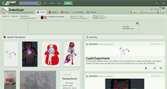 Desktop Screenshot of drakoglyph.deviantart.com