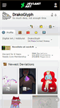 Mobile Screenshot of drakoglyph.deviantart.com