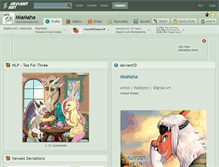 Tablet Screenshot of miamaha.deviantart.com